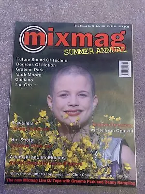 Mixmag Magazine July 1992 The Orb Future Sound Of London Mark Moore • £15