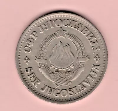 1968 Yugoslavia 1 Dinar Coin. • £1.20