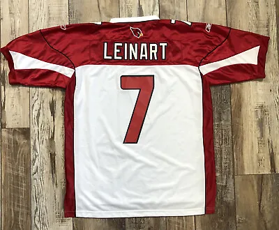 Matt Leinart #7 Arizona Cardinals Reebok Authentic Jersey White - Size XL + 2  • $39.99