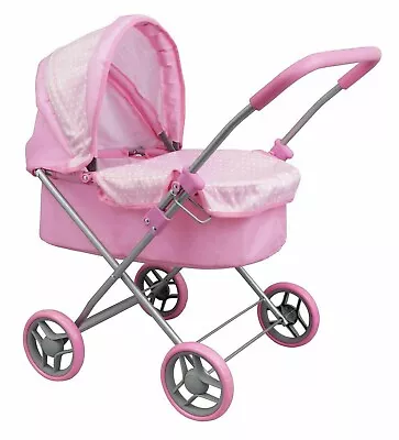 Chad Valley Babies To Love My First Folding Dolls Pram Love Doll A Comfortable • £32.08