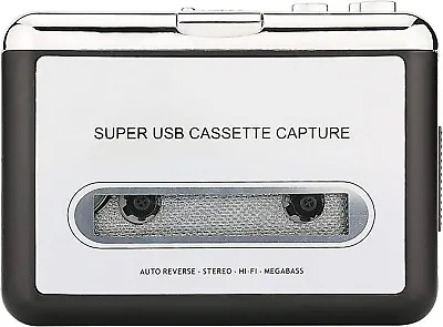 £16.99 • Buy Portable Cassette Player/Cassette To MP3 Converter Capture Cassette Tape To MP3