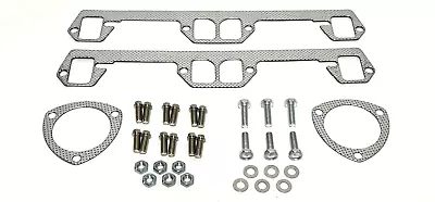 Exhaust Manifold Header Gaskets +Bolts Kit Fits 5.2 5.9 318 340 360 Engines • $26.95