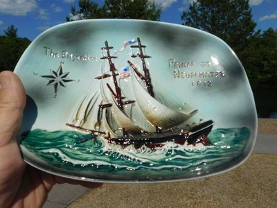 $18.99 • Buy Erich Stauffer #8359 Ship The Brigantine Prince De Neufchatel 1812 Wall Decor
