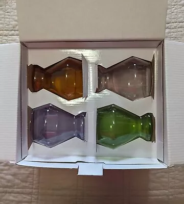 Millenium Multicolored Stemless Glasses Set Of 4 • $19.50