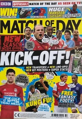 Match Of The Day Magazine 124 August 2010 • £0.99