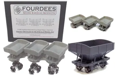 Fourdees Limited Snailbeach Hopper Wagon Kit For O-16.5 - Triple Pack • £49.99