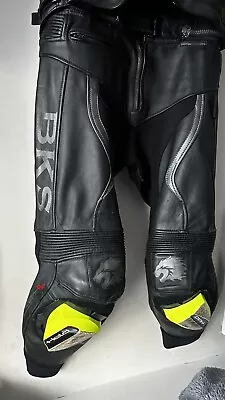 BKS Evolution Pro Leather Motorcycle Jeans Black Size W30L30 - Short • £85