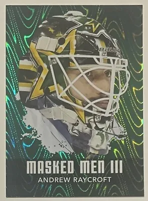 Andrew Raycroft 2010-11 ITG Between The Pipes Masked Men III Emerald • $1.81