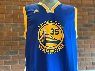 £22 • Buy Golden State Warriors Basketball Jersey Size Medium DURANT 35 Adidas