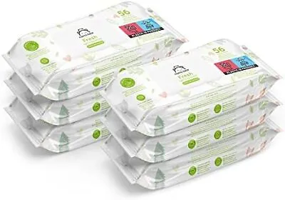 Amazon Brand - Mama Bear Fresh Lightly Fragranced Baby Wipes – Pack Of 6 (Tot • £9.02