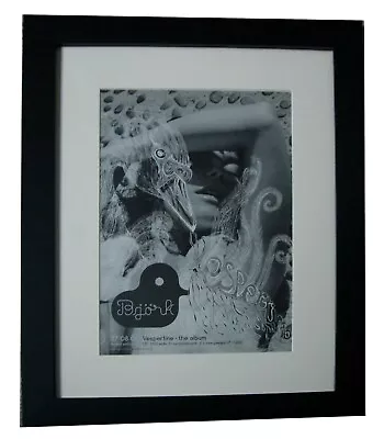 £79.95 • Buy BJORK+Vespertine+POSTER+AD+RARE ORIGINAL 2001+QUALITY FRAMED+EXPRESS GLOBAL SHIP