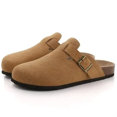 Summer Mule Sandals Suede Womens Girls Clogs Birkenstock Dupes • £32.99