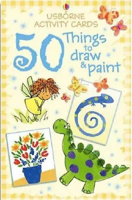 Activity Cards: 50 Things To Draw And Paint (Usborne Activity Cards) Cards Book • £5.99