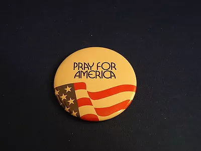  PRAY FOR AMERICA   Lot Of 12 BUTTONS Pins Pinback  PATRIOTIC  FLEA MARKET SALE! • $19.99