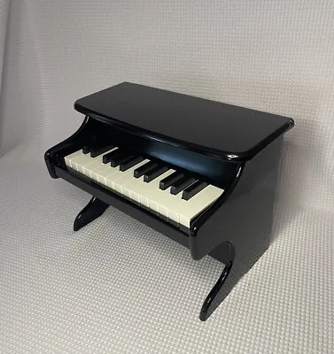 Black Mini Grand Piano For Kids 25 Keys Toy Or Decor- Works! • $100