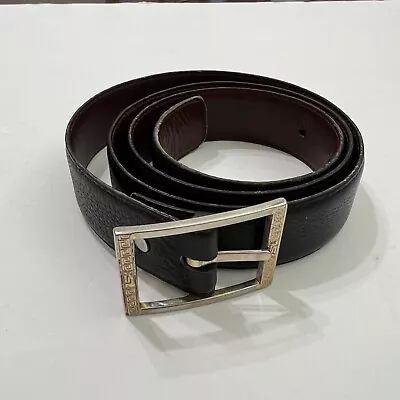 Vintage YSL Saint Laurent Reversible Leather Belt Size 34 • $98.50