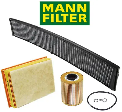 OEM Air Filter W/ Foam Oil Filter AC Cabin Filter Carbon For BMW Z3 E46 M3 01-06 • $65.56