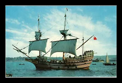 Mayflower Ii Built At Brixham Plymouth Massachusetts Unposted Postcard • $0.35