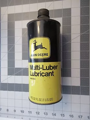 John Deere 1 Quart Empty Multi-Luber Lubricant Can Tin AN11100 • $25