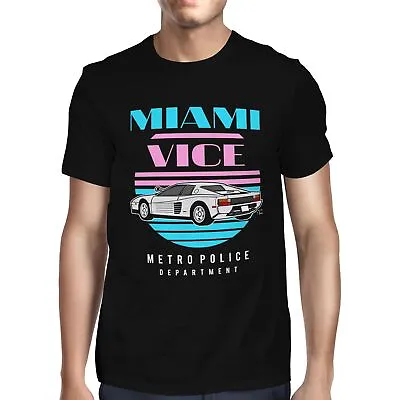 1Tee Mens Miami Vice Var  T-Shirt • £7.99