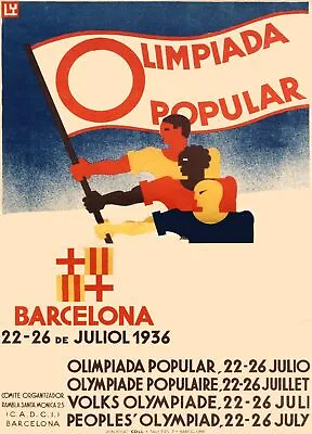 4656.Decoration Poster.1936 Barcelona Sports.Spain.Home Wall Interior Design • $57