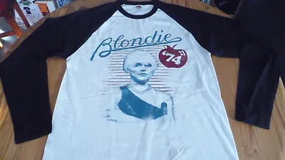 BLONDIE - Debbie Harry Long Sleeve T-Shirt Size Large.New.UnisexPunkRamones • £14.99