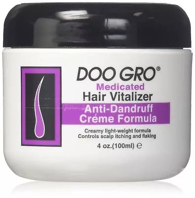 Doo Gro Medicated Vitalizer Anti-Dandruff Creme Jar 4 Oz. • £5.99