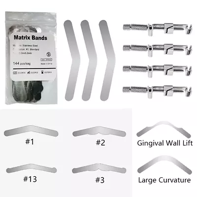 Dental Tofflemire Matrix Bands Universal Stainless Steel Matrix Band Retainer • $9.99