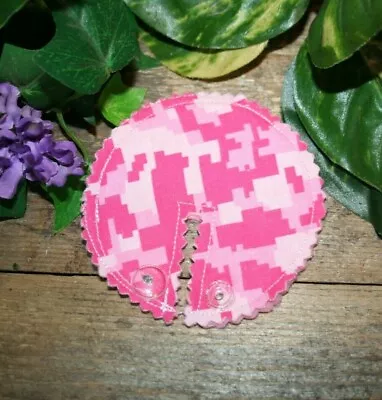 G-tube Pads Mic-key Button Feeding Tube Pads Button Cover Digital Pink Camo • $2.25