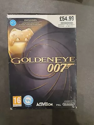 Nintendo Wii: Goldeneye 007 Collectors Edition Gold Controller And Game! • £0.99