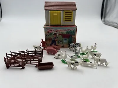 Vintage Multi Piece Plastic Hut Educational Fun Toy Build Your Own Hut In BOX • $9.99