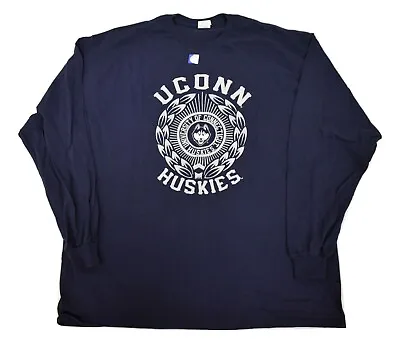 $9.99 • Buy J. America Mens NCAA UConn Huskies Long Sleeve Shirt New L, 2XL