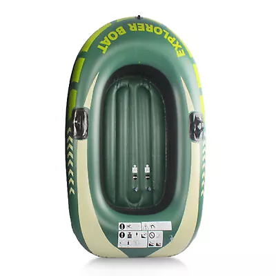 Inflatable Boat Fishing Boat  Boat Canoe Kayak  For One Person U3K2 • $38.75