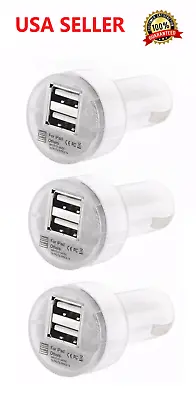 3X Dual USB Car Charger 2.1 Amp High Speed Fast For Phone IPhone Samsung HTC LG • $4.99