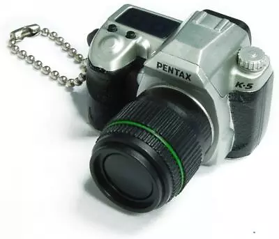 Pentax Capsule Mini Camera Keychain K-5 Limited Silver Camera • $8.79