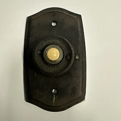 Vintage Brass Doorbell 5 X 3' • $14.99