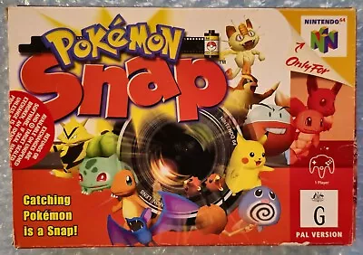 Pokemon Snap Nintendo N64 AUS PAL Version Boxed • $61