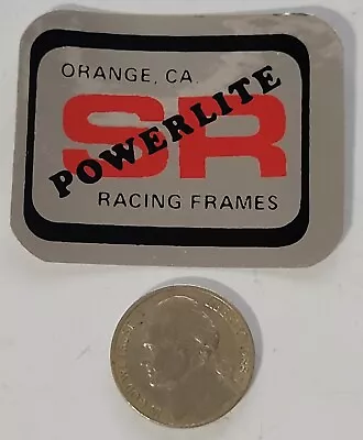 Old School NOS  SR Orange Ca  Bmx Bike Decal Sticker Racing Frames • $7