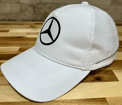 Mercedes X AMG Petronas Adult Formula 1 Lewis Hamilton Hat CL8 White One Size • $24.86