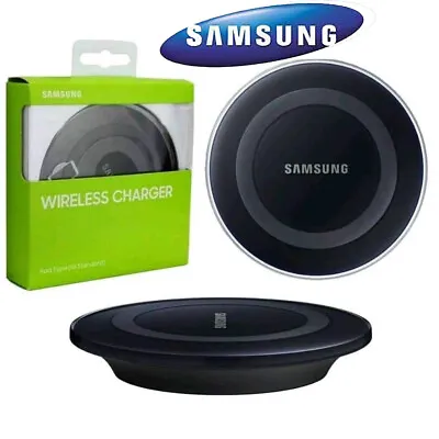 Genuine SAMSUNG Wireless Qi Charger Plate Pad For Galaxy S7 S8 S9 S10 Note 8 9 • £6.95