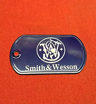 Smith & Wesson Model Dog Tag Keychain • $11.99