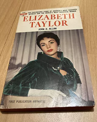 £4.50 • Buy Elizabeth Taylor By Allan, John B. 1961 1st Edition Paperback