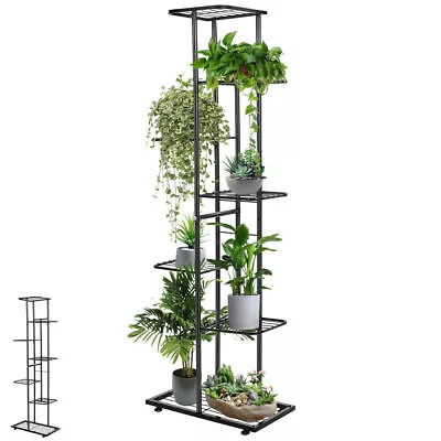 108CM Plant Stand Pot Flower Bed Shelf Storage Rack Holder Garden Outdoor Indoor • £19.69