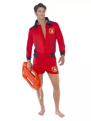 Officially Licensed Male Adult Baywatch Lifeguard Fancy Dress Party Costume • £36.99