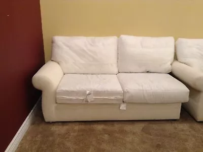 Pottery Barn Pearce Couch Sofa Sectional Left Arm Loveseat Down No Slipcover • $749.99