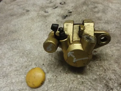 Moped Scooter Motorbike Front Brake Caliper Gold Hg-77 9 • $25.25