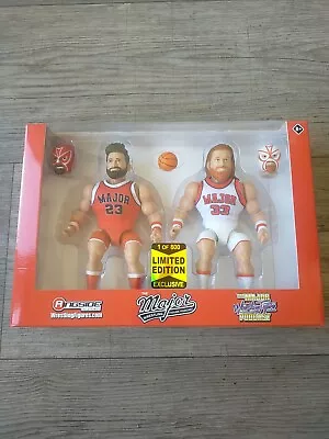 The Major Wrestling Figure Podcast 2 Pack Matt Cardona Brian Myers Chicago Bulls • $75