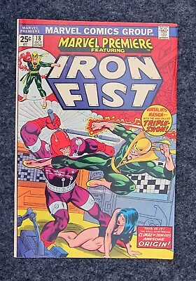 Marvel Premiere #18 Iron Fist**marvel Comics*1974*vg-fn 5.0*origin*bronze Age** • $19.95