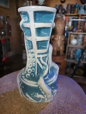 Kraken Bell Buoy Tiki Mug By Munktiki Blue Designed By Thor Sold Out • $35