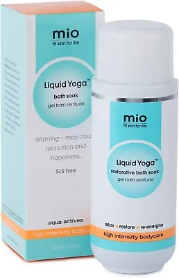 Mio Liquid Yoga Restorative Bath Soak 200 Ml New High Intensity Bodycare • £19.50